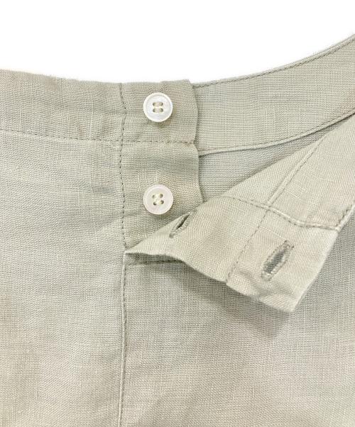 BASCO（バスコ）BASCO (バスコ) リネンブラウス ベージュ サイズ:SIZE 2の古着・服飾アイテム