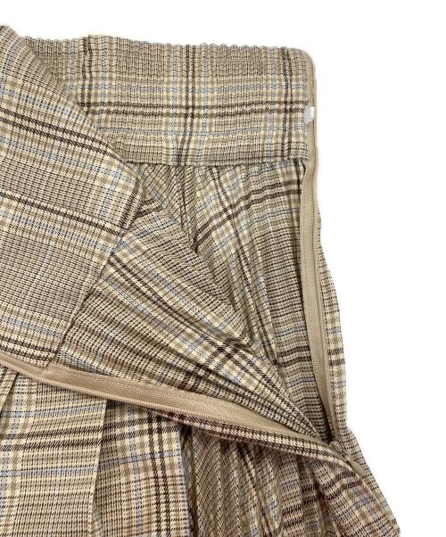 Lily Brown（リリーブラウン）Lily Brown (リリーブラウン) プリーツコルセットスカート ブラウン サイズ:1の古着・服飾アイテム