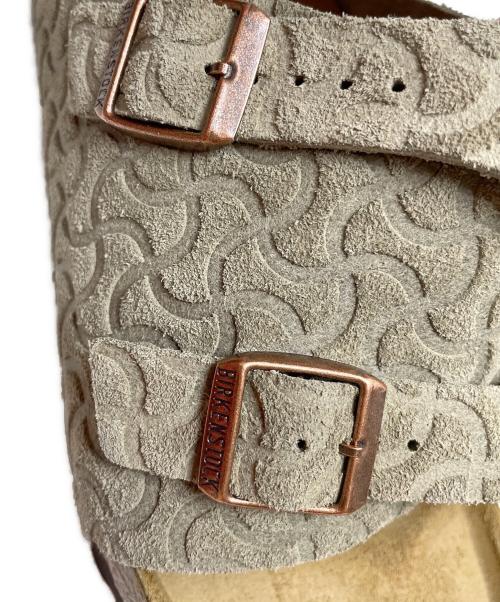 BIRKENSTOCK（ビルケンシュトック）BIRKENSTOCK (ビルケンシュトック) BEAMS (ビームス) Zurich BONE PATTERN ベージュ サイズ:27の古着・服飾アイテム