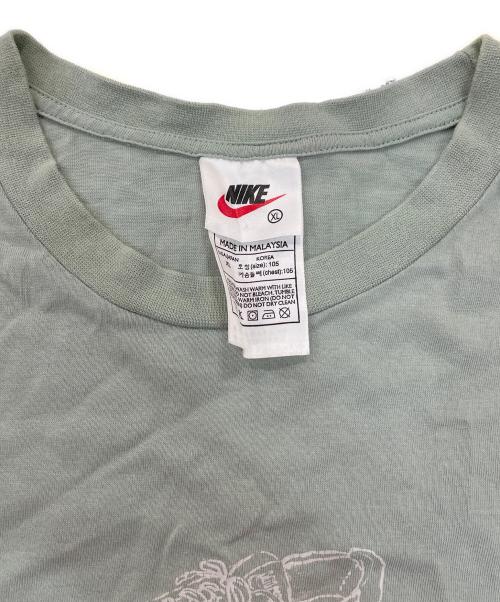 NIKE（ナイキ）NIKE (ナイキ) プリントTシャツ 黄緑 サイズ:XLの古着・服飾アイテム