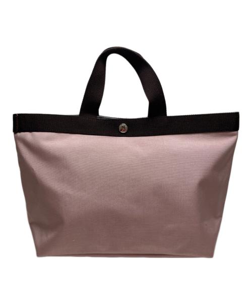 Herve Chapelier（エルベシャプリエ）Herve Chapelier (エルベシャプリエ) コーデュラスクエアトートB5サイズ（M） ピンクの古着・服飾アイテム