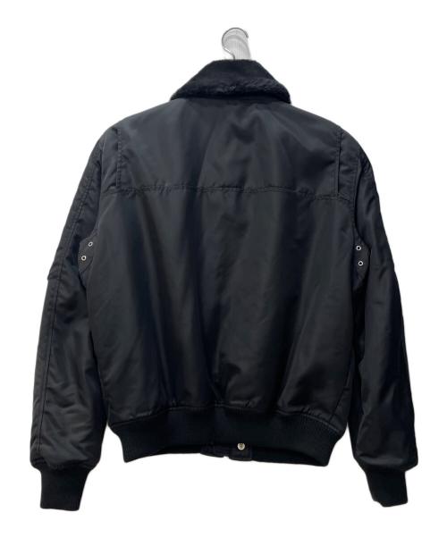 DIESEL（ディーゼル）DIESEL (ディーゼル) フライトジャケット ブラック サイズ:Lの古着・服飾アイテム