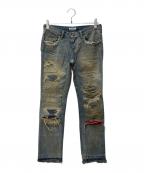 UNDERCOVERアンダーカバー）の古着「64デニムパンツ」｜インディゴ