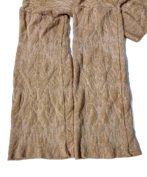 TAN（タン）TAN (タン) ジャガードニットカーディガン ベージュ サイズ:FREEの古着・服飾アイテム