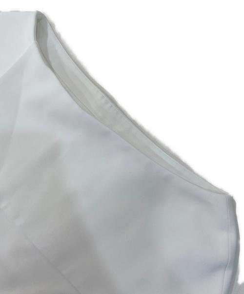 Noble（ノーブル）Noble (ノーブル) ソフトツイルケープブラウス ホワイト サイズ:サイズ表記なしの古着・服飾アイテム