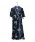 MUVEIL（ミュベール）の古着「すずらんプリントワンピース」｜ネイビー