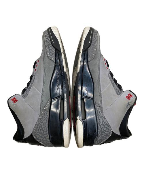 NIKE（ナイキ）NIKE (ナイキ) JORDAN 3 RETRO グレー サイズ:28.5の古着・服飾アイテム