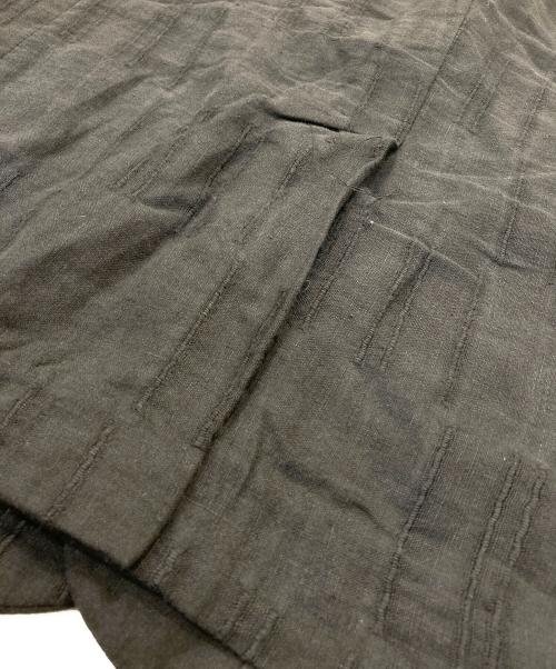 ARMANI EXCHANGE（アルマーニ エクスチェンジ）ARMANI EXCHANGE (アルマーニ エクスチェンジ) コットンリネンテーラードジャケット ブラック サイズ:Lの古着・服飾アイテム