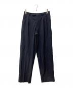 ISSEY MIYAKEイッセイミヤケ）の古着「ウールスラックス」｜ブラック