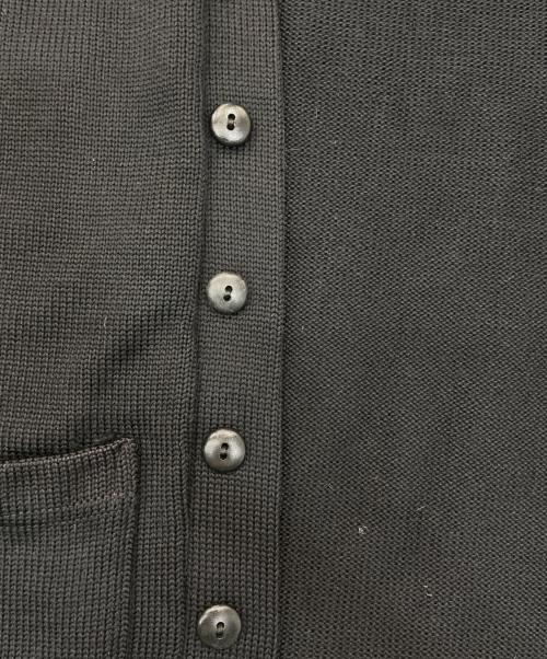 Lamb Knit（ラムニット）Lamb Knit (ラムニット) ヴィンテージニットカーディガン ブラック サイズ:不明の古着・服飾アイテム
