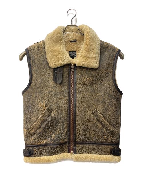 US ARMY（ユーエスアーミー）US ARMY (ユーエスアーミー) B-3タイプベスト ブラウン サイズ:Mの古着・服飾アイテム