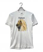 VOLUNTEERボランティア）の古着「AfghanプリントTシャツ」｜ホワイト