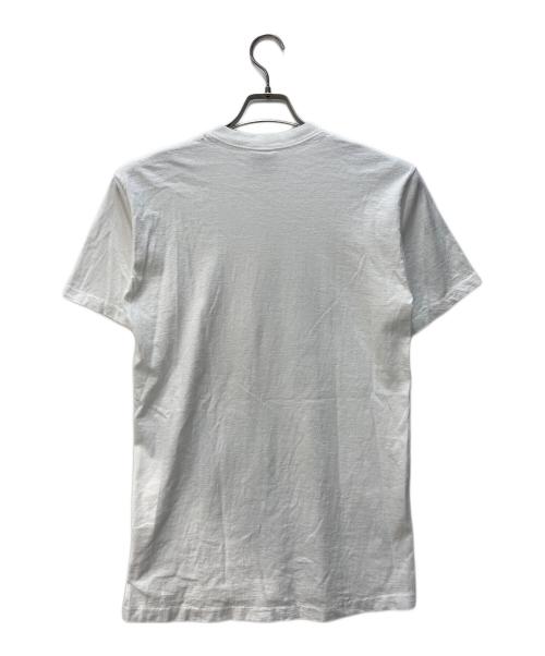 VOLUNTEER（ボランティア）VOLUNTEER (ボランティア) AfghanプリントTシャツ ホワイト サイズ:Mの古着・服飾アイテム