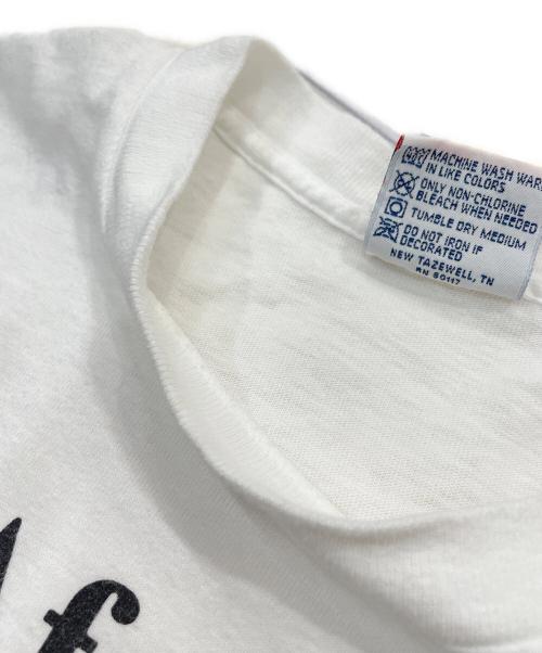 VOLUNTEER（ボランティア）VOLUNTEER (ボランティア) AfghanプリントTシャツ ホワイト サイズ:Mの古着・服飾アイテム