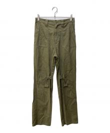 Hysteric Glamour（ヒステリックグラマー）の古着「ボンテージパンツ」｜カーキ