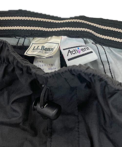 L.L.Bean（エルエルビーン）L.L.Bean (エルエルビーン) サイドジップナイロンパンツ ブラック サイズ:Ⅿの古着・服飾アイテム