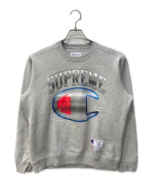 Champion（チャンピオン）Champion (チャンピオン) Supreme スウェット グレー サイズ:Sの古着・服飾アイテム