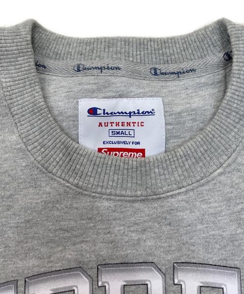 Champion（チャンピオン）Champion (チャンピオン) Supreme スウェット グレー サイズ:Sの古着・服飾アイテム