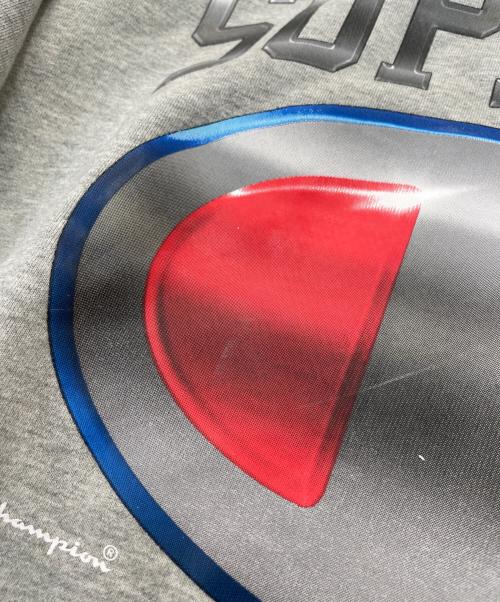 Champion（チャンピオン）Champion (チャンピオン) Supreme スウェット グレー サイズ:Sの古着・服飾アイテム