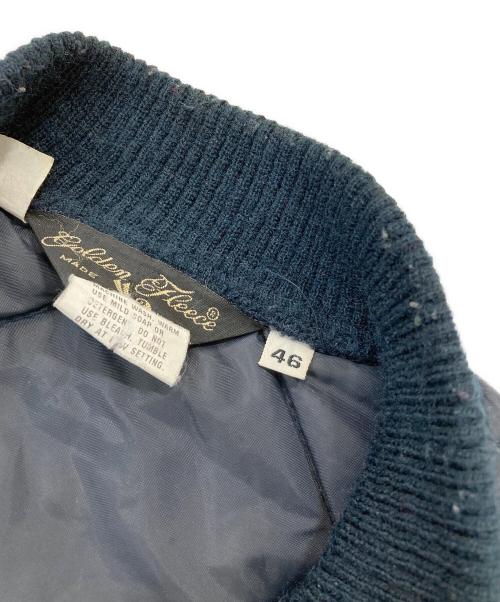 GOLDEN FLEECE（ゴールデン フリース）GOLDEN FLEECE (ゴールデン フリース) キルティングブルゾン ネイビー サイズ:46の古着・服飾アイテム