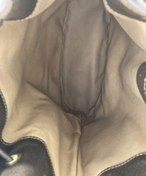 GUCCI（グッチ）GUCCI (グッチ) 巾着ショルダーバッグ ベージュの古着・服飾アイテム