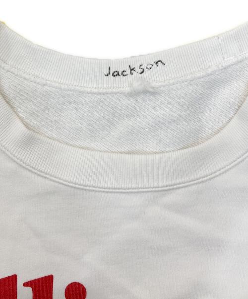 JACKSON MATISSE（ジャクソンマティス）JACKSON MATISSE (ジャクソンマティス) FALLING IN LOVE SWEAT ホワイト サイズ:LARGEの古着・服飾アイテム