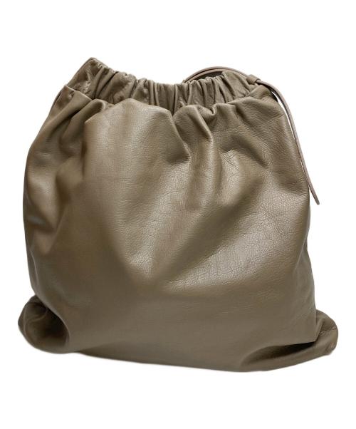 gemeil（ジェムイル）gemeil (ジェムイル) ワンハンドルトートバッグ ブラウンの古着・服飾アイテム