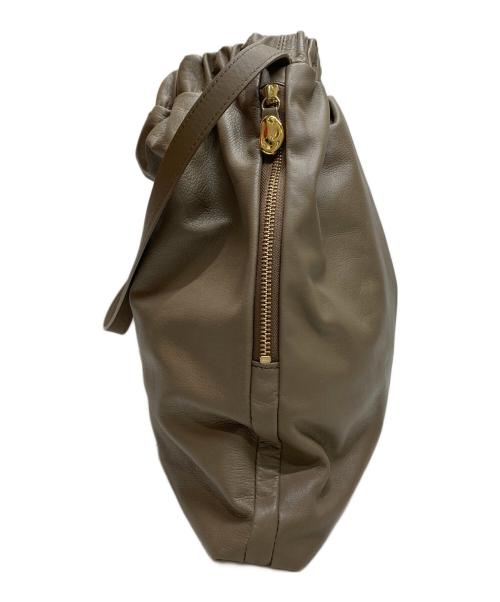 gemeil（ジェムイル）gemeil (ジェムイル) ワンハンドルトートバッグ ブラウンの古着・服飾アイテム