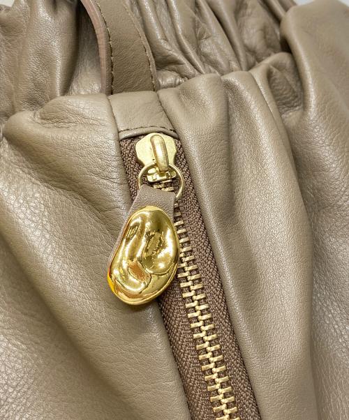 gemeil（ジェムイル）gemeil (ジェムイル) ワンハンドルトートバッグ ブラウンの古着・服飾アイテム