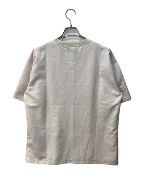 EMPORIO ARMANI（エンポリオアルマーニ）EMPORIO ARMANI (エンポリオアルマーニ) ナイロンカットソー ベージュ サイズ:XSの古着・服飾アイテム