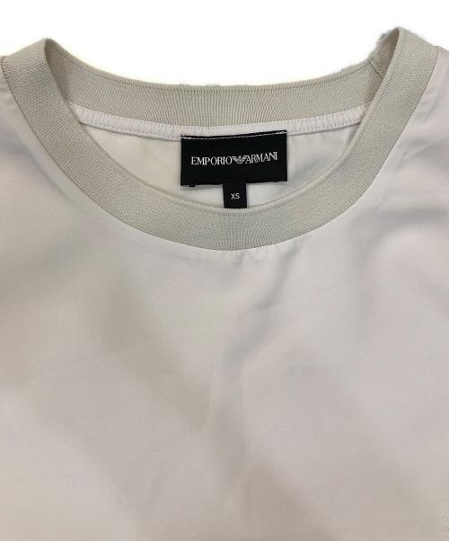 EMPORIO ARMANI（エンポリオアルマーニ）EMPORIO ARMANI (エンポリオアルマーニ) ナイロンカットソー ベージュ サイズ:XSの古着・服飾アイテム