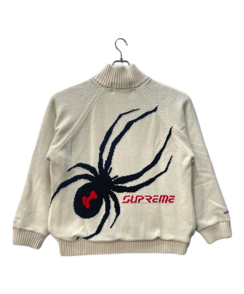 SUPREME（シュプリーム）Supreme (シュプリーム) SPYDER (スパイダー) ニットジャケット ホワイト サイズ:XLの古着・服飾アイテム