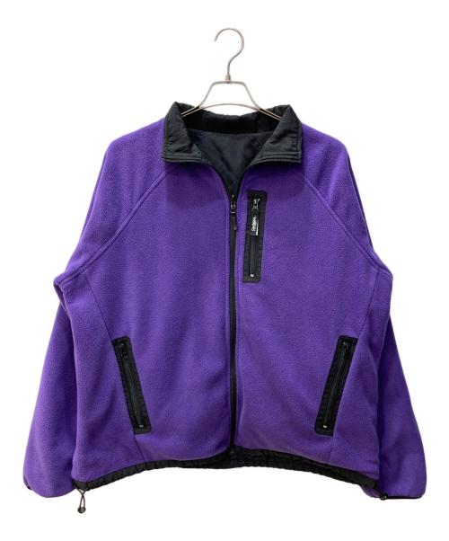 FREAK'S STORE（フリークスストア）FREAK'S STORE (フリークストア) SUNIAKADANSHI (スニアカダンシ) リバーシブルフリースジャケット ブラック×パープル サイズ:Lの古着・服飾アイテム