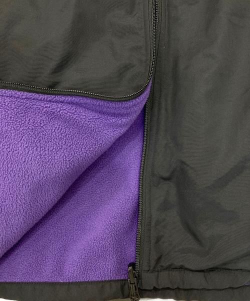 FREAK'S STORE（フリークスストア）FREAK'S STORE (フリークストア) SUNIAKADANSHI (スニアカダンシ) リバーシブルフリースジャケット ブラック×パープル サイズ:Lの古着・服飾アイテム