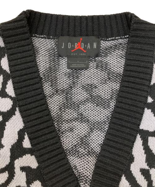 JORDAN（ジョーダン）JORDAN (ジョーダン) ニットカーディガン ブラック サイズ:Lの古着・服飾アイテム