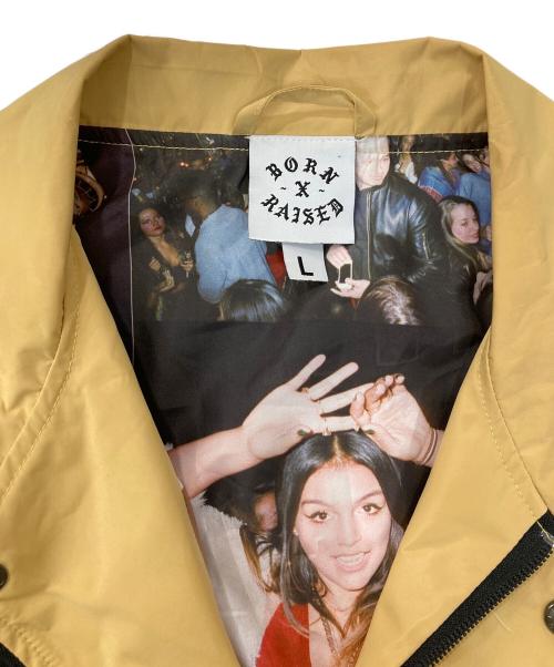 BORN X RAISED（ボーン レイズド）BORN X RAISED (ボーン レイズド) コーチジャケット イエロー サイズ:Lの古着・服飾アイテム