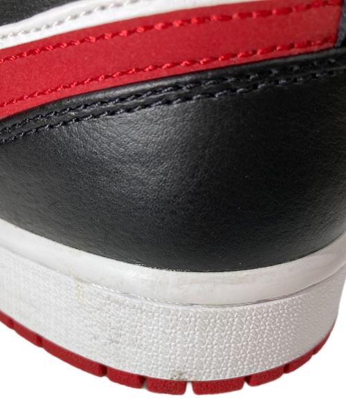 NIKE（ナイキ）NIKE (ナイキ) AIR JORDAN 1 MID ホワイト×ブラック サイズ:26.5の古着・服飾アイテム