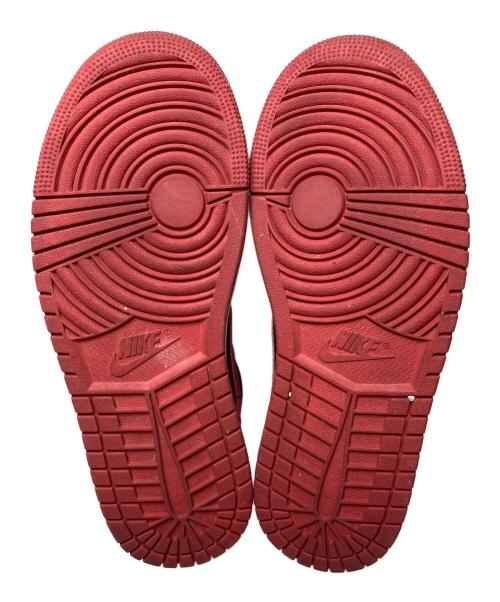 NIKE（ナイキ）NIKE (ナイキ) AIR JORDAN 1 MID レッド×ブラック サイズ:26.5の古着・服飾アイテム