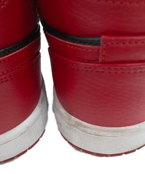 NIKE（ナイキ）NIKE (ナイキ) AIR JORDAN 1 MID レッド×ブラック サイズ:26.5の古着・服飾アイテム