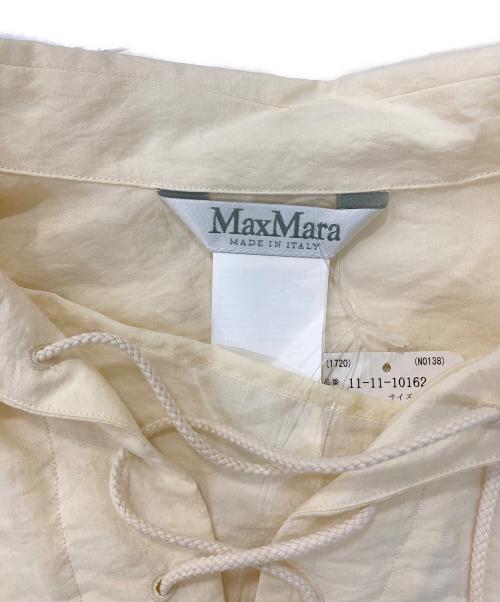 MaxMara（マックスマーラ）MaxMara (マックスマーラ) ブラウス ベージュ サイズ:	SIZE 44 未使用品の古着・服飾アイテム