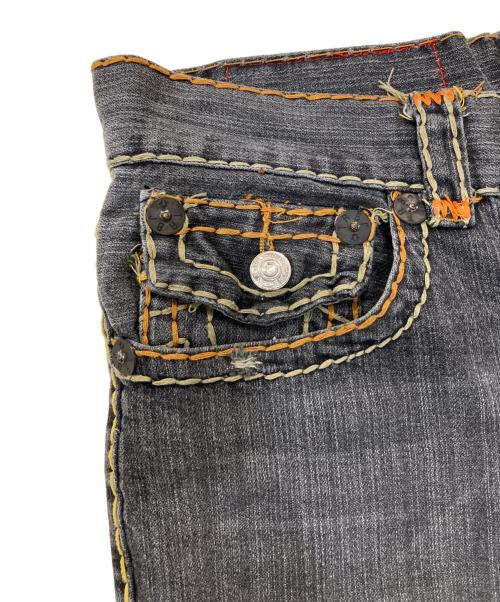 TRUE RELIGION（トゥルー レリジョン）TRUE RELIGION (トゥルー レリジョン) フレアデニム ブラック サイズ:76cm (W30)の古着・服飾アイテム