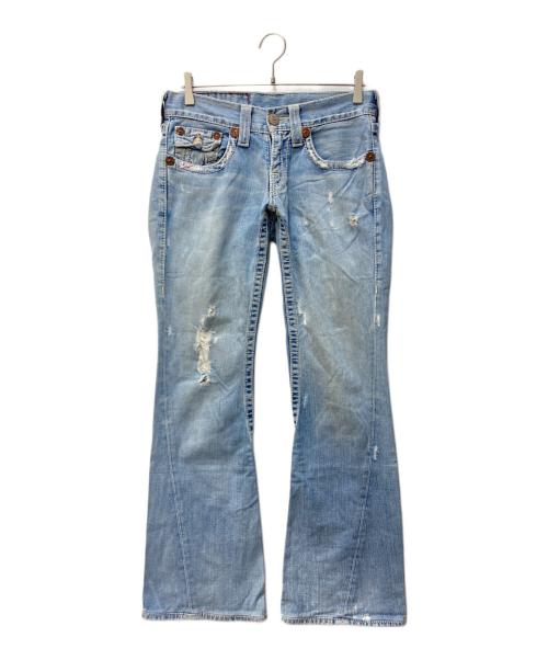 TRUE RELIGION（トゥルー レリジョン）TRUE RELIGION (トゥルー レリジョン) フレアデニム インディゴ サイズ: 71cm (W28)の古着・服飾アイテム