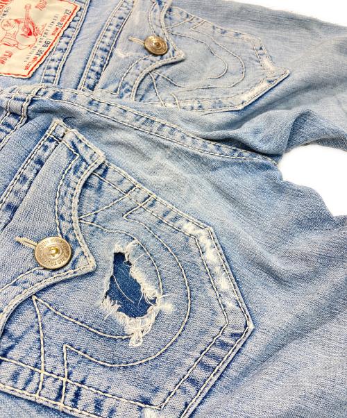 TRUE RELIGION（トゥルー レリジョン）TRUE RELIGION (トゥルー レリジョン) フレアデニム インディゴ サイズ: 71cm (W28)の古着・服飾アイテム