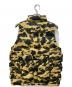 A BATHING APE (ア ベイシング エイプ) ユーティリティカモフラダウンベスト カーキ サイズ:M：15000円