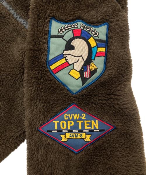 AVIREX（アヴィレックス）AVIREX (アヴィレックス) TOP GUN RETRO BOA B-3 フライトジャケット ブラウン サイズ:２ＸＬの古着・服飾アイテム