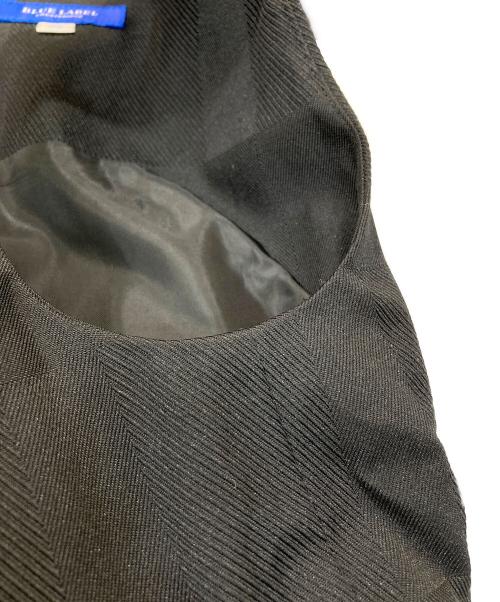 BLUE LABEL CRESTBRIDGE（ブルーレーベルクレストブリッジ）BLUE LABEL CRESTBRIDGE (ブルーレーベルクレストブリッジ) ノースリーブワンピース ブラック サイズ:36の古着・服飾アイテム