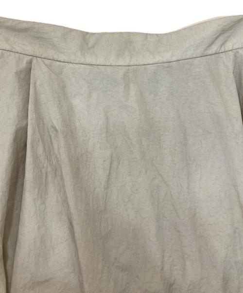 ATON（エイトン）ATON (エイトン) HAND DYE NYLON スカート アイボリー サイズ:SIZE 1の古着・服飾アイテム