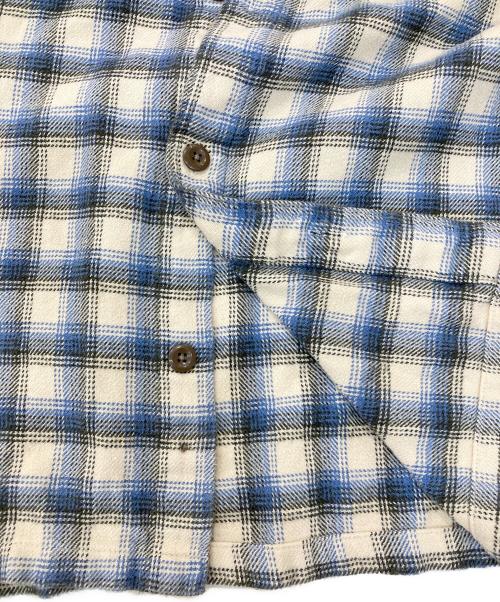 Patagonia（パタゴニア）Patagonia (パタゴニア) ネルシャツ ホワイト×ブルー サイズ:XLの古着・服飾アイテム