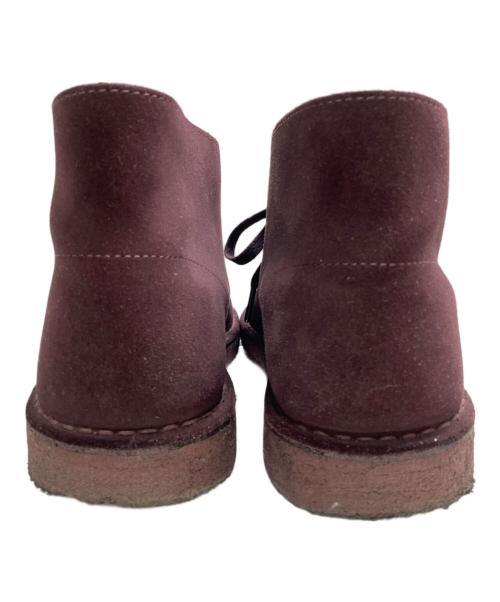 CLARKS（クラークス）CLARKS (クラークス) DESERT BOOT ボルドー サイズ:UK9 1/2Gの古着・服飾アイテム
