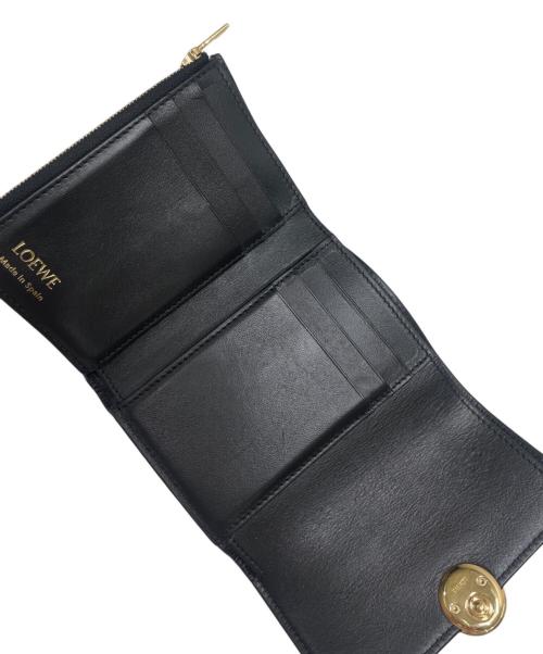 LOEWE（ロエベ）LOEWE (ロエベ) ペブルバーティカルウォレットスモール ブラックの古着・服飾アイテム